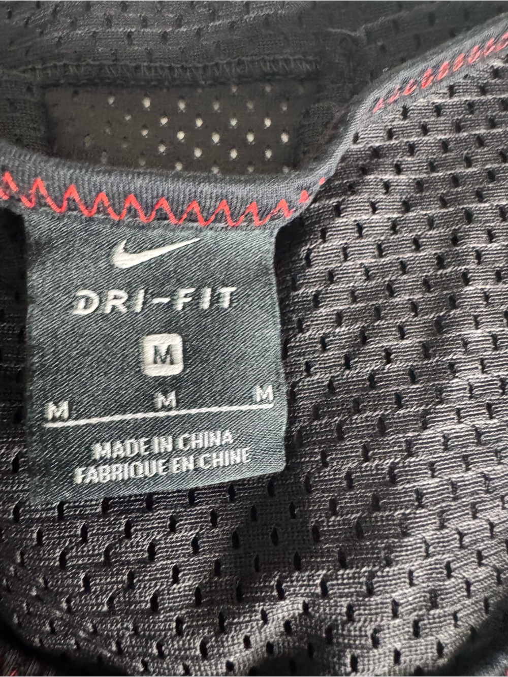 NIKE Black Mesh Tank with Green Stripe and Orange Accents - Picture 4 of 4